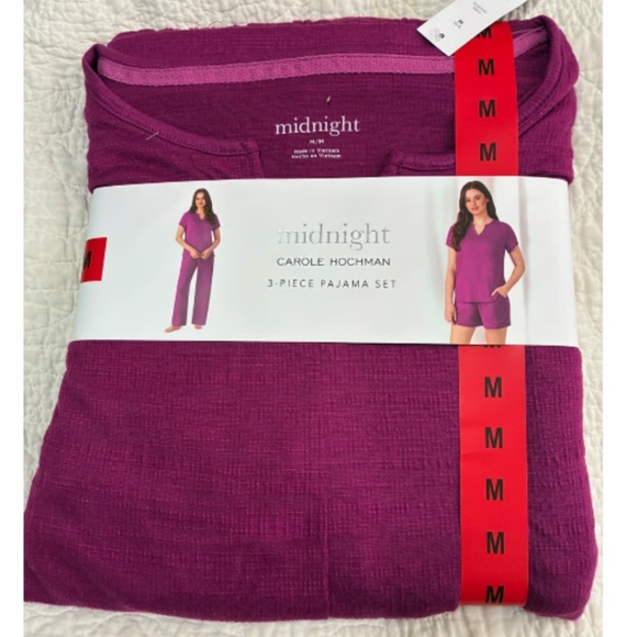 Carole Hochman 3 Piece PJ Set, M - Picture 2 of 3